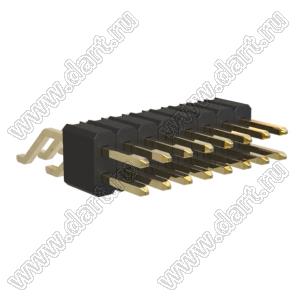 BL1415-12016Z штыри двухрядные SMD горизонтальные; 16-конт.