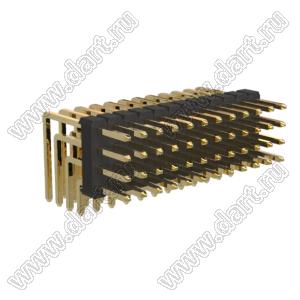 BL1315-14048R штыри четырехрядные угловые; 48-конт.