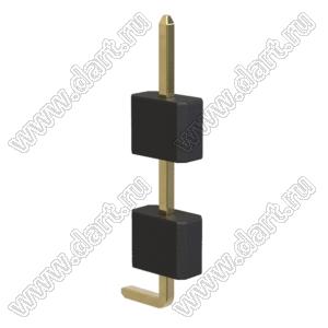 BL1410-2101M2 штыри SMD однорядные с двойным изолятором угловые, тип 2; 1-конт.