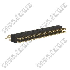 BL1415-12040Z штыри двухрядные SMD горизонтальные; 40-конт.