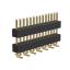 BL1410-2114M1 штыри SMD однорядные с двойным изолятором угловые, тип 1; 14-конт.