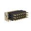 BL1320-23024R2 штыри трехрядные угловые с двойным изолятором угловые, тип R2; 24-конт.
