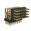 BL1320-24028R1 штыри четырехрядные угловые с двойным изолятором угловые, тип R1; 28-конт.
