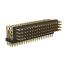 BL1320-24080R1 штыри четырехрядные угловые с двойным изолятором угловые, тип R1; 80-конт.