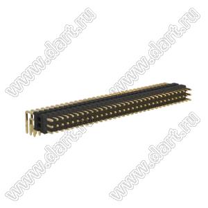 BL1315-23099R2 штыри трехрядные угловые с двойным изолятором угловые, тип R2; 99-конт.