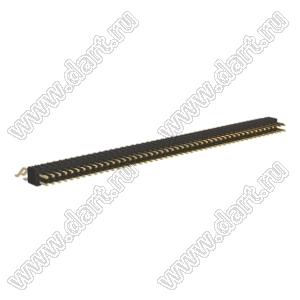 BL1415-12096Z штыри двухрядные SMD горизонтальные; шаг 1,27мм; 2x48-конт.