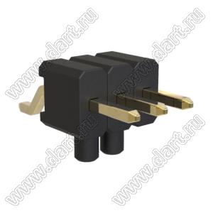 BL1315-1103Z-PG штыри однорядные SMD горизонтальные с направляющими в плату; 3-конт.