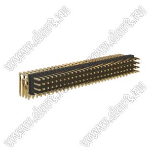 BL1315-14116R штыри четырехрядные угловые; 116-конт.