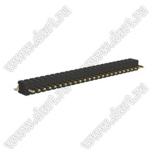 BL1415-1125Z штыри однорядные SMD горизонтальные; шаг 1,27мм; 25-конт.