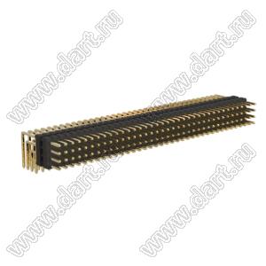 BL1315-24148R2 штыри четырехрядные угловые с двойным изолятором угловые, тип R2; 148-конт.