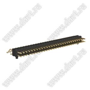 BL1425-12058Z-PG штыри двухрядные SMD горизонтальные с направляющими в плату; 58-конт.