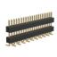 BL1410-2121M2 штыри SMD однорядные с двойным изолятором угловые, тип 2; 21-конт.