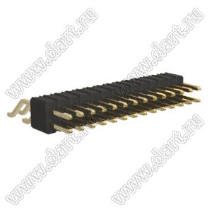 BL1415-12028Z штыри двухрядные SMD горизонтальные; шаг 1,27мм; 2x14-конт.