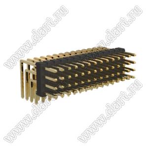 BL1320-14056R штыри четырехрядные угловые; 56-конт.