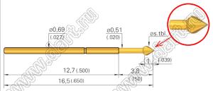 GKS069 217 150A0700 контакт-пробник