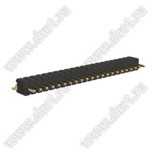 BL1415-1122Z штыри однорядные SMD горизонтальные; шаг 1,27мм; 22-конт.