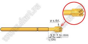 GKS001 306 100A1000 контакт-пробник