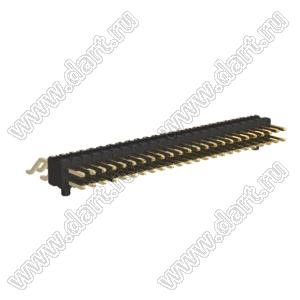 BL1425-12048Z-PG штыри двухрядные SMD горизонтальные с направляющими в плату; 48-конт.