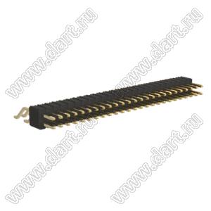 BL1415-12050Z штыри двухрядные SMD горизонтальные; шаг 1,27мм; 2x25-конт.