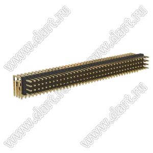 BL1320-14156R штыри четырехрядные угловые; 156-конт.