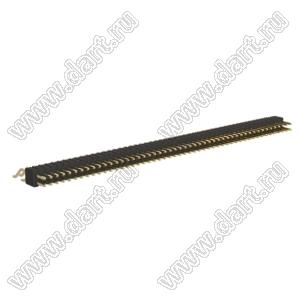 BL1415-12100Z штыри двухрядные SMD горизонтальные; шаг 1,27мм; 2x50-конт.