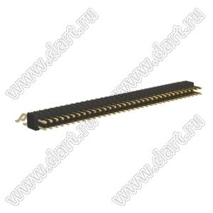 BL1415-12068Z штыри двухрядные SMD горизонтальные; 68-конт.