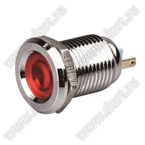GQ12C-DR-3V индикатор светодиодный на панель красный 3V; цвет красный; Uпит.=3В
