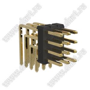 BL1320-14012R штыри четырехрядные угловые; 12-конт.