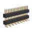 BL1410-2117M1 штыри SMD однорядные с двойным изолятором угловые, тип 1; 17-конт.