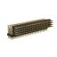 BL1320-24100R1 штыри четырехрядные угловые с двойным изолятором угловые, тип R1; 100-конт.