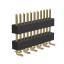 BL1410-2111M1 штыри SMD однорядные с двойным изолятором угловые, тип 1; 11-конт.