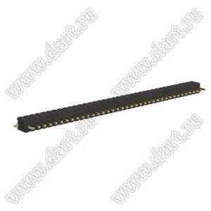 BL1415-1138Z штыри однорядные SMD горизонтальные; шаг 1,27мм; 38-конт.