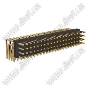 BL1315-14084R штыри четырехрядные угловые; 84-конт.