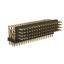 BL1320-24076R1 штыри четырехрядные угловые с двойным изолятором угловые, тип R1; 76-конт.