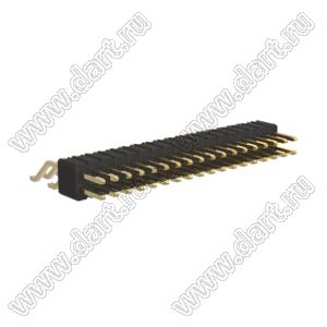 BL1415-12036Z штыри двухрядные SMD горизонтальные; шаг 1,27мм; 2x18-конт.