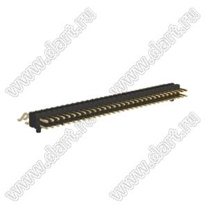 BL1425-12062Z-PG штыри двухрядные SMD горизонтальные с направляющими в плату; 62-конт.