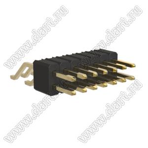 BL1415-12014Z штыри двухрядные SMD горизонтальные; 14-конт.