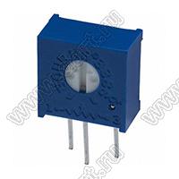 3386H-1-501 (500R) резистор подстроечный, однооборотный; R=500(Ом)