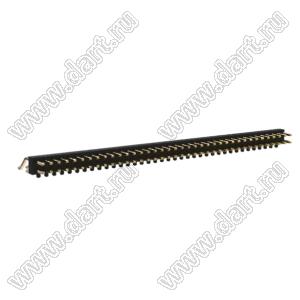 BL1320-1238Z-PG штыри двухрядные SMD горизонтальные с направляющими в плату; 76-конт.