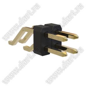 BL1320-1202Z штыри двухрядные SMD горизонтальные; 4-конт.