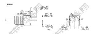 3360P-1-503LF резистор подстроечный, однооборотный; R=50кОм