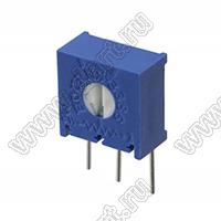 3386B-1-200 резистор подстроечный, однооборотный; R=20(Ом)