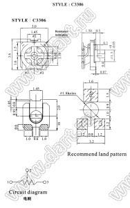 C3306B-104 резистор подстроечный для поверхностного (SMD) монтажа; R=100кОм