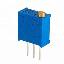 3296W-1-100 (10R) резистор подстроечный многооборотный; R=10(Ом)