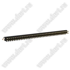 BL1320-1240Z-PG штыри двухрядные SMD горизонтальные с направляющими в плату; 80-конт.