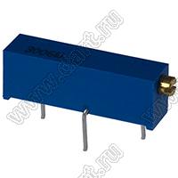 3006W-105 (1M1) резистор подстроечный многооборотный; R=1МОм