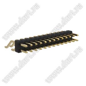 BL1320-1213Z штыри двухрядные SMD горизонтальные; 26-конт.