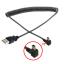 USB/AM-150-mini-USB-angle кабель переходник USB/AM -мини USB угловой с "пружиной" черный; L=1,5м