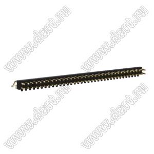 BL1320-1236Z-PG штыри двухрядные SMD горизонтальные с направляющими в плату; 72-конт.