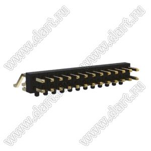 BL1320-1213Z-PG штыри двухрядные SMD горизонтальные с направляющими в плату; 26-конт.